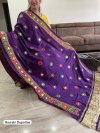 Tew Silk With Embroidery And Foil Mirror Work Navratri Dupatta